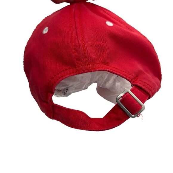 Y2k sparkles Budweiser Baseball Cap Red/Blue Adjustable Strap Hat - Picture 5 of 12